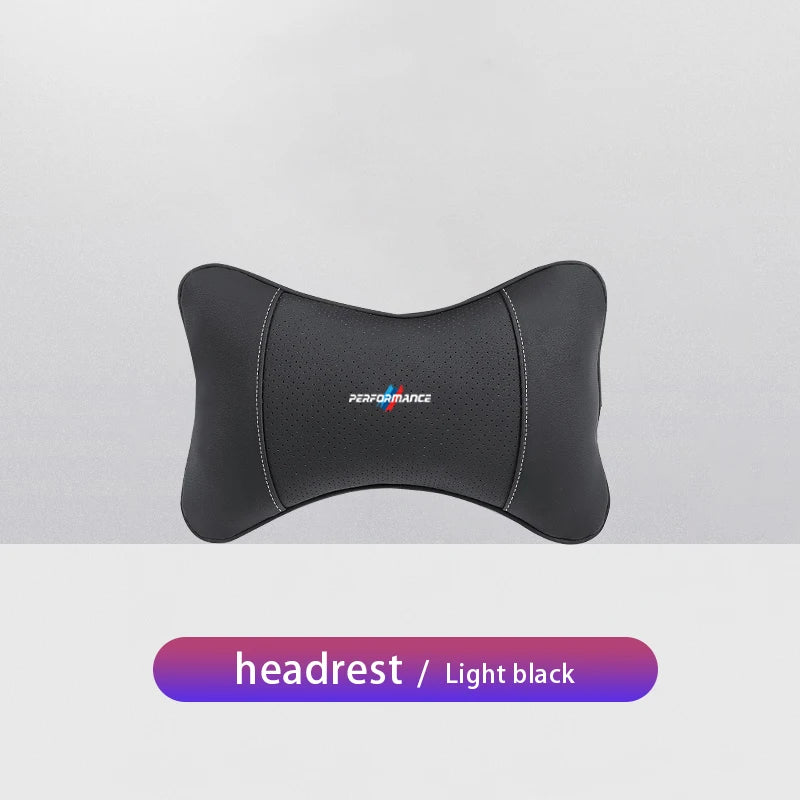 1Pcs Car Seat Headrest Auto Logo Neck Pillow For BMW Performance E46 E60 E90 E39 E87 E36 E92 E70 E91 X3 X5 X1 X2 X4 X6 X7 E28