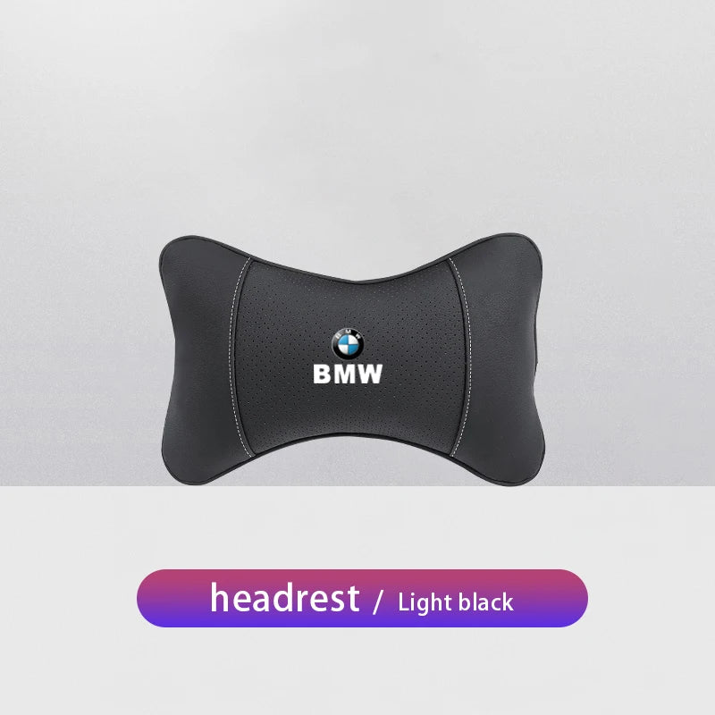 1Pcs Car Seat Headrest Auto Logo Neck Pillow For BMW Performance E46 E60 E90 E39 E87 E36 E92 E70 E91 X3 X5 X1 X2 X4 X6 X7 E28