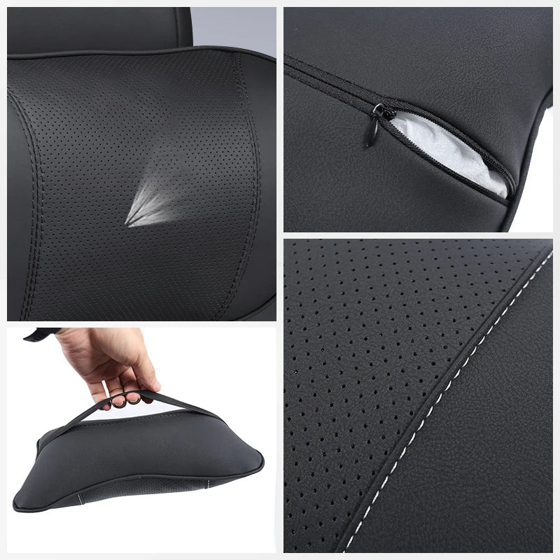 1Pcs Car Seat Headrest Auto Logo Neck Pillow For BMW Performance E46 E60 E90 E39 E87 E36 E92 E70 E91 X3 X5 X1 X2 X4 X6 X7 E28
