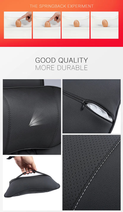 1Pcs Car Seat Headrest Auto Logo Neck Pillow For BMW Performance E46 E60 E90 E39 E87 E36 E92 E70 E91 X3 X5 X1 X2 X4 X6 X7 E28
